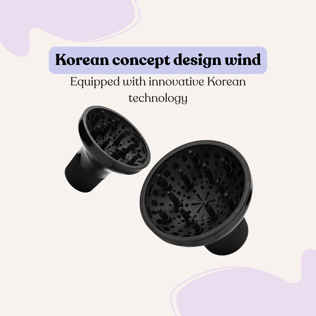 Special hair dryer for curls