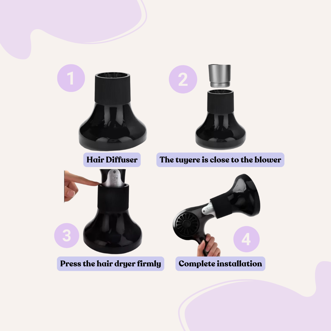 Special hair dryer for curls