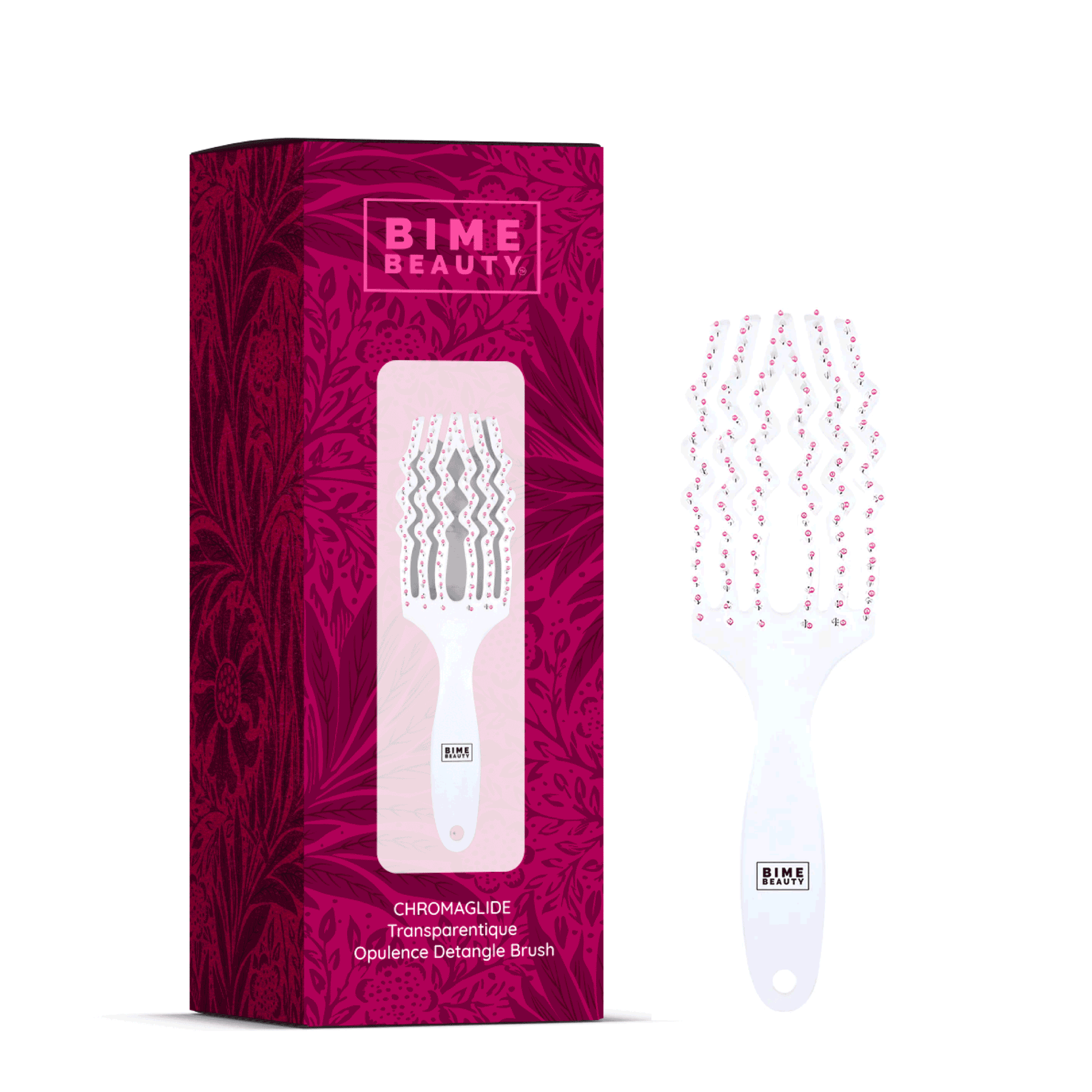 Brosse à cheveux - ChromaGlide Transparentique Opulence Detangle Brush