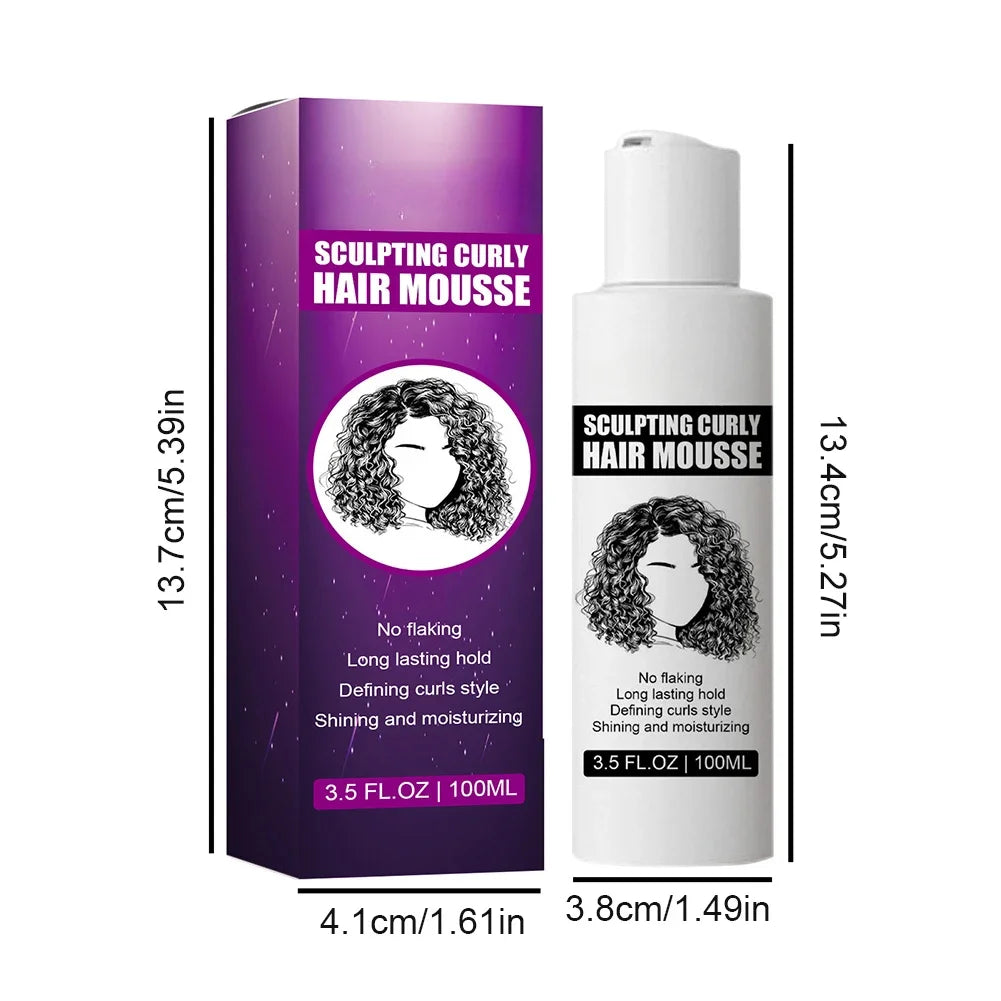 Mousse de défintion – Anti-Frizz & Définition Longue Durée 100ml