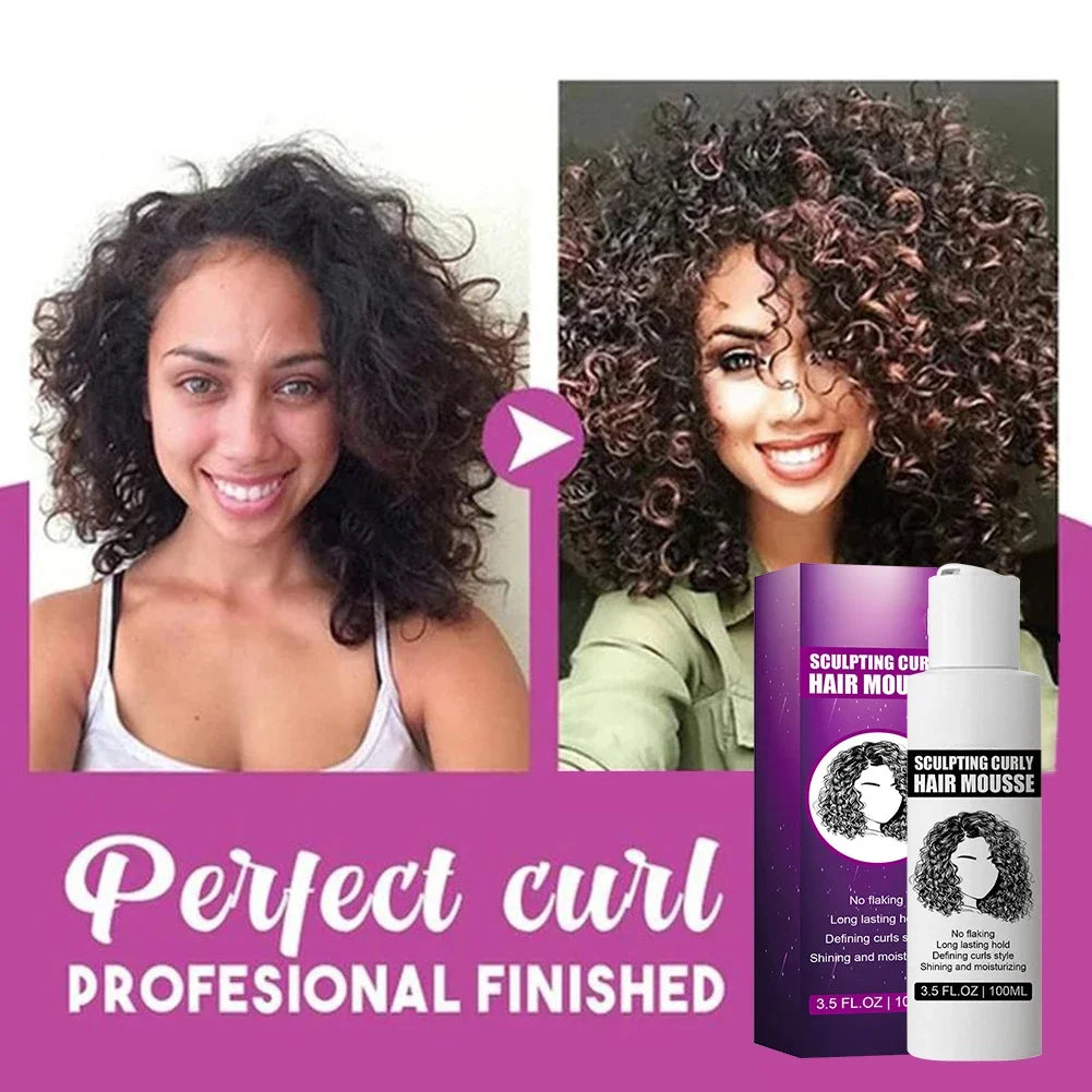 Mousse de défintion – Anti-Frizz & Définition Longue Durée 100ml