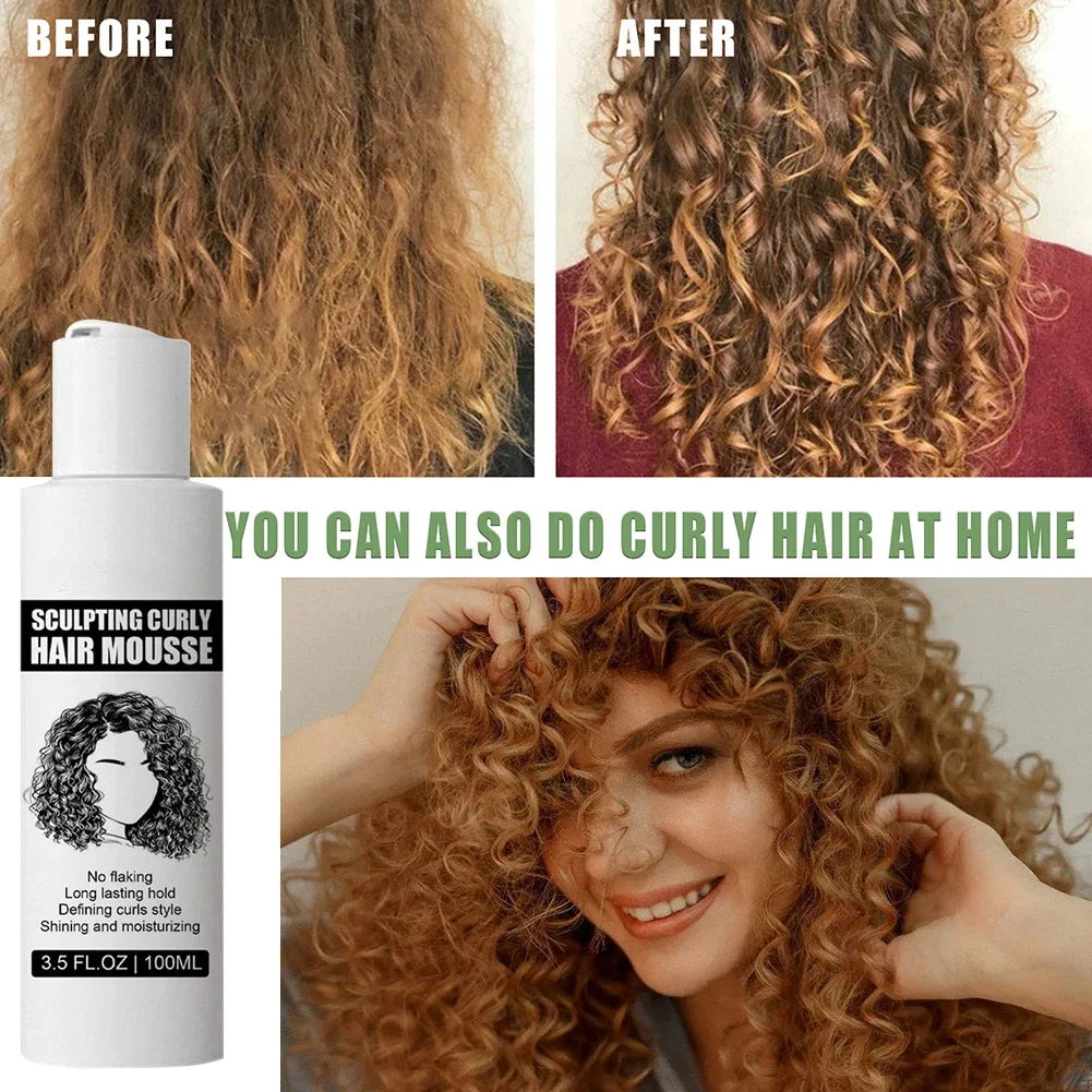 Mousse de défintion – Anti-Frizz & Définition Longue Durée 100ml