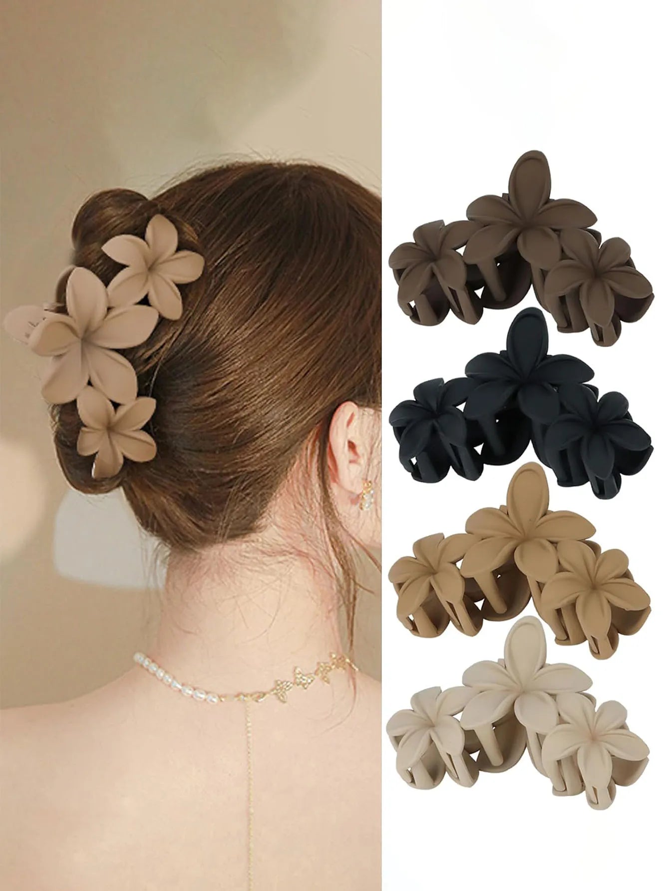 Pince à cheveux - Fleurs