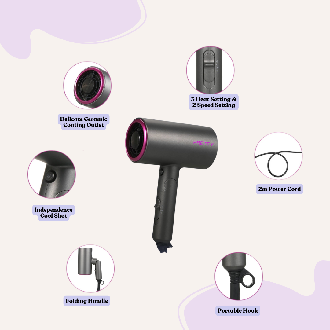 Sèche cheveux ionique
