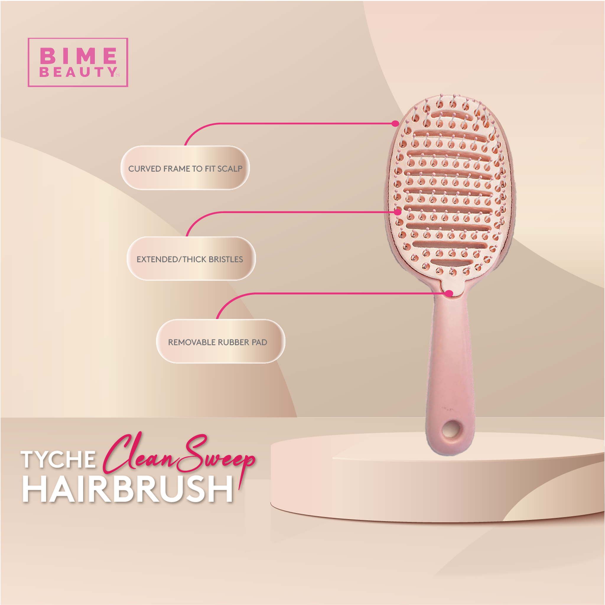 Brosse à cheveux - Tyche CleanSweep Brush