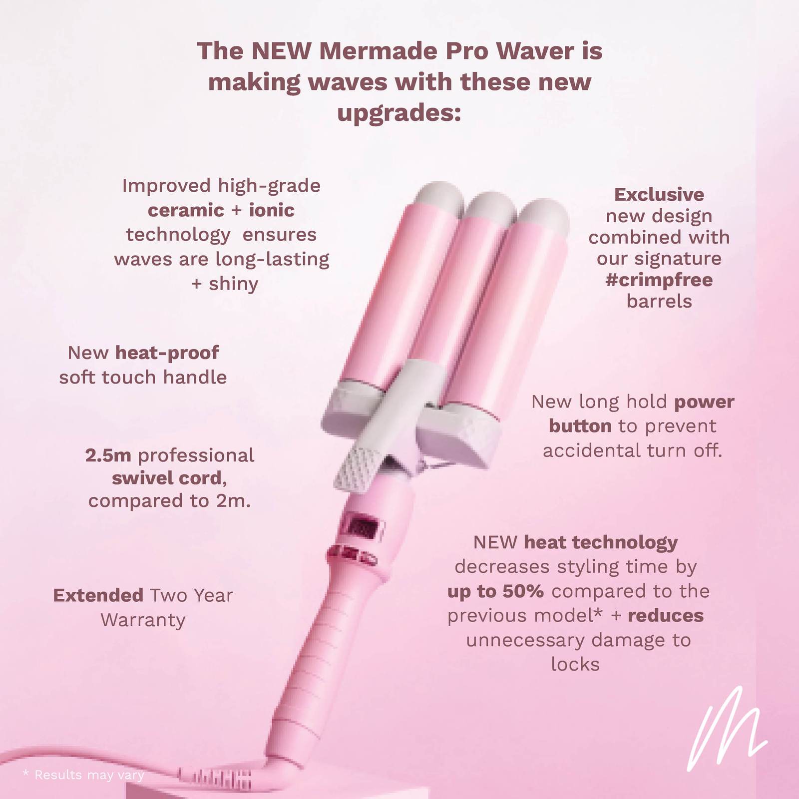 Fer à ondulation - Mermade Pro Waver 32mm